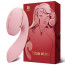 Вакуумный вибратор Kistoy Tina Mini Pink, вагинально-клиторальный - [Фото 2]
