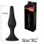 Анальная пробка на присоске MAI Attraction Toys №35 Black, длина 15,5см, диаметр 3,8см - [Фото 2]
