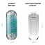 Мастурбатор Tenga Spinner 04 Pixel Cool Edition с упругой стимулирующей спиралью внутри - [Фото 1]