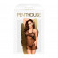 Приталенная сорочка-сетка со стрингами Penthouse - All Yours Black S/M - [Фото 2]