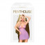 Мини-платье с кружевным лифом и стрингами Penthouse - Bedtime Story Purple S/M - [Фото 2]
