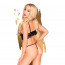 Комплект браллет и стринги Penthouse - Double Spice Black L/XL - [Фото 1]
