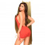 Мини-платье с открытой спиной и стрингами Penthouse - Earth-Shaker Red S/M - [Фото 1]
