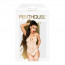 Бодистокинг с имитацией чулок на подвязках Penthouse - Eye of The Storm White XL - [Фото 2]