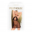 Комплект сорочка в стиле 60-х и трусики с доступом Penthouse - Libido Boost Black L/XL - [Фото 2]