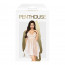 Бэби-долл с ажурным браллетом и ассиметричным подолом Penthouse - Naughty Doll White S/M - [Фото 2]