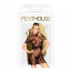Комплект платье с баской, украшением и стрингами Penthouse - Poison Cookie Black L/XL - [Фото 2]