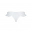 Трусики в горошек, с рюшами и шнуровкой Fatin Thong white XXL/XXXL - Passion - [Фото 4]