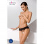 Кружевные стринги с доступом Senia Thong black L/XL - Passion - [Фото 2]