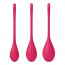 Набор йони бусин Satisfyer Yoni Power 1 Red, диаметр 2-2,5-3см, вес 22-46-74гр - [Фото 1]