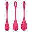 Набор йони бусин Satisfyer Yoni Power 1 Red, диаметр 2-2,5-3см, вес 22-46-74гр - [Фото 2]
