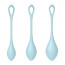 Набор йони бусин Satisfyer Yoni Power 2 Light Blue, диаметр 2-2,5-3см, вес 22-44-73гр - [Фото 2]