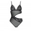 Боди с ажурным лифом Christa Body black S/M — Passion - [Фото 2]