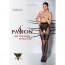 Колготки с открытым доступом Passion TIOPEN 013 black 1/2 (20/40 den), ажурные трусики и подвязки - [Фото 3]