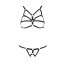 Комплект белья из стреп ARMANDA SET black S/M - Passion Exclusive - [Фото 3]