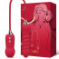 Пульсатор с вакуумным стимулятором Kistoy Cathy Red на гибкой сцепке - [Фото 2]