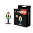 Металлическая анальная пробка MAI Attraction Toys №72 RAINBOW - [Фото 2]
