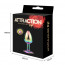 Металлическая анальная пробка MAI Attraction Toys №72 RAINBOW - [Фото 4]