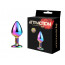 Металлическая анальная пробка MAI Attraction Toys №73 RAINBOW - [Фото 2]