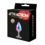 Металлическая анальная пробка MAI Attraction Toys №73 RAINBOW - [Фото 3]