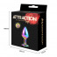 Металлическая анальная пробка MAI Attraction Toys №73 RAINBOW - [Фото 5]