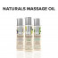 Массажное масло System JO – Naturals Massage Oil – Coconut & Lime с эфирными маслами (120 мл) - [Фото 3]