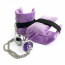 Наручники с металлической анальной пробкой Art of Sex Handcuffs with Metal Anal Plug size M Purple - [Фото 3]