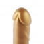 Золотой фаллоимитатор Hismith 6.8″ Golden Silicone Dildo, система KlicLok - [Фото 3]