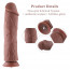 Силиконовый фаллоимитатор для секс-машин Hismith 11″ Silicone Dildo, система KlicLok - [Фото 1]