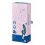 Смарт вибратор кролик Satisfyer Hug Me Bluegrey, 2 мотора, диаметр 4,2см, широкая клиторальная часть - [Фото 5]