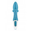 Вибратор кролик с тройным отростком Satisfyer Embrace me Turquoise, 2 мотора, диаметр 3,6 см - [Фото 3]