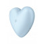 Вакуумный стимулятор-сердечко с вибрацией Satisfyer Cutie Heart Blue - [Фото 3]
