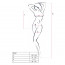 Бодистокинг Passion BS087 white - [Фото 3]