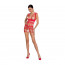 Бодистокинг Passion BS089 red - [Фото 2]