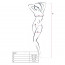 Бодистокинг Passion BS091 white - [Фото 2]