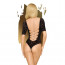 Боди Penthouse - Salute me Black S-L - [Фото 1]