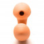 Вакуумный вибратор Kistoy Tina Mini Orange, вагинально-клиторальный - [Фото 2]