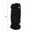 Веревка для BDSM BTB Bondage Rope Black, длина 10 м, диаметр 65 мм, полиэстр - [Фото 1]