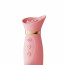 Вибратор с подогревом и вакуумной стимуляцией клитора Zalo - ROSE Vibrator Strawberry Pink - [Фото 1]