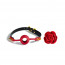 Роскошный кляп в виде розы Zalo - Rose Ball Gag, двойное использование - [Фото 1]