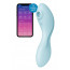 Вакуумный смарт-стимулятор с вибрацией Satisfyer Curvy Trinity 5 (Blue), управление со смартфона - [Фото 1]