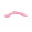 Вибромассажер Shunga Zoa Light Pink, двусторонний - [Фото 1]