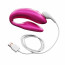 Смарт-вибратор для пар We-Vibe Chorus Cosmic Pink, сенсорное управление вибрациями сжатием пульта - [Фото 4]