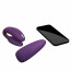 Смарт-вибратор для пар We-Vibe Chorus Purple, сенсорное управление вибрациями сжатием пульта - [Фото 4]