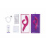 Смарт вибратор-кролик We-Vibe Nova Fuchsia, эргономичный, регулируемый угол наклона ствола - [Фото 6]
