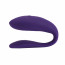 Недорогой вибратор для пар We-Vibe Unite Purple, однокнопочный пульт ДУ - [Фото 3]