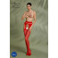 Эротические колготки-бодистокинг Passion ECO S002 red - [Фото 2]