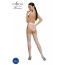Эротические колготки-бодистокинг Passion ECO S004 white - [Фото 1]