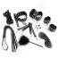 Набор Art of Sex - Spikes BDSM Set Leather, 10 предметов, натуральная кожа, Черный - [Фото 2]