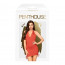 Мини-платье с открытой спиной и стрингами Penthouse - Earth-Shaker Red L/XL - [Фото 2]